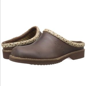 EUC Simple Hallie Clog/Mule - brown leather clogs
